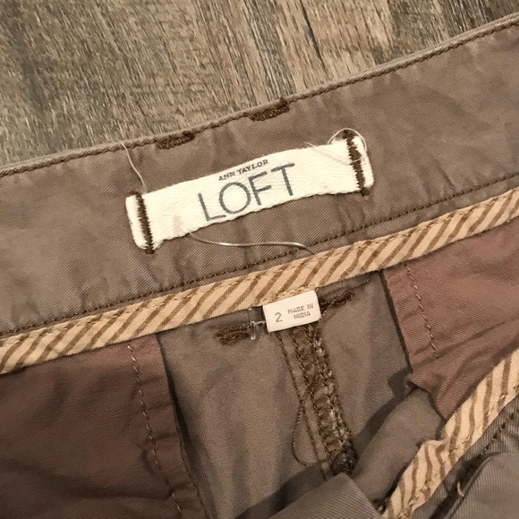 LOFT BROWN SHORTS - Picture 3 of 3